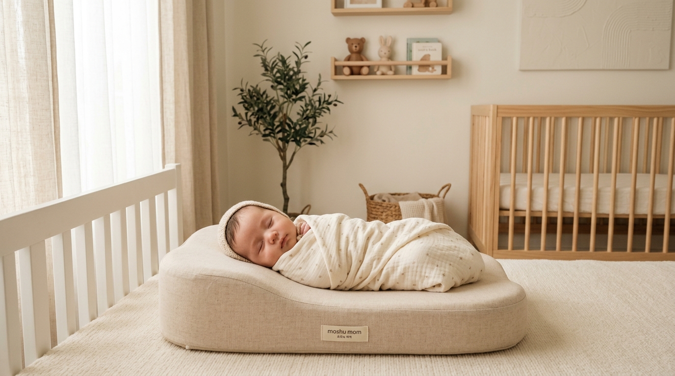 Bí quyết chống nôn trớ và giúp bé sơ sinh ngủ sâu giấc cùng gối Rototo Bebe