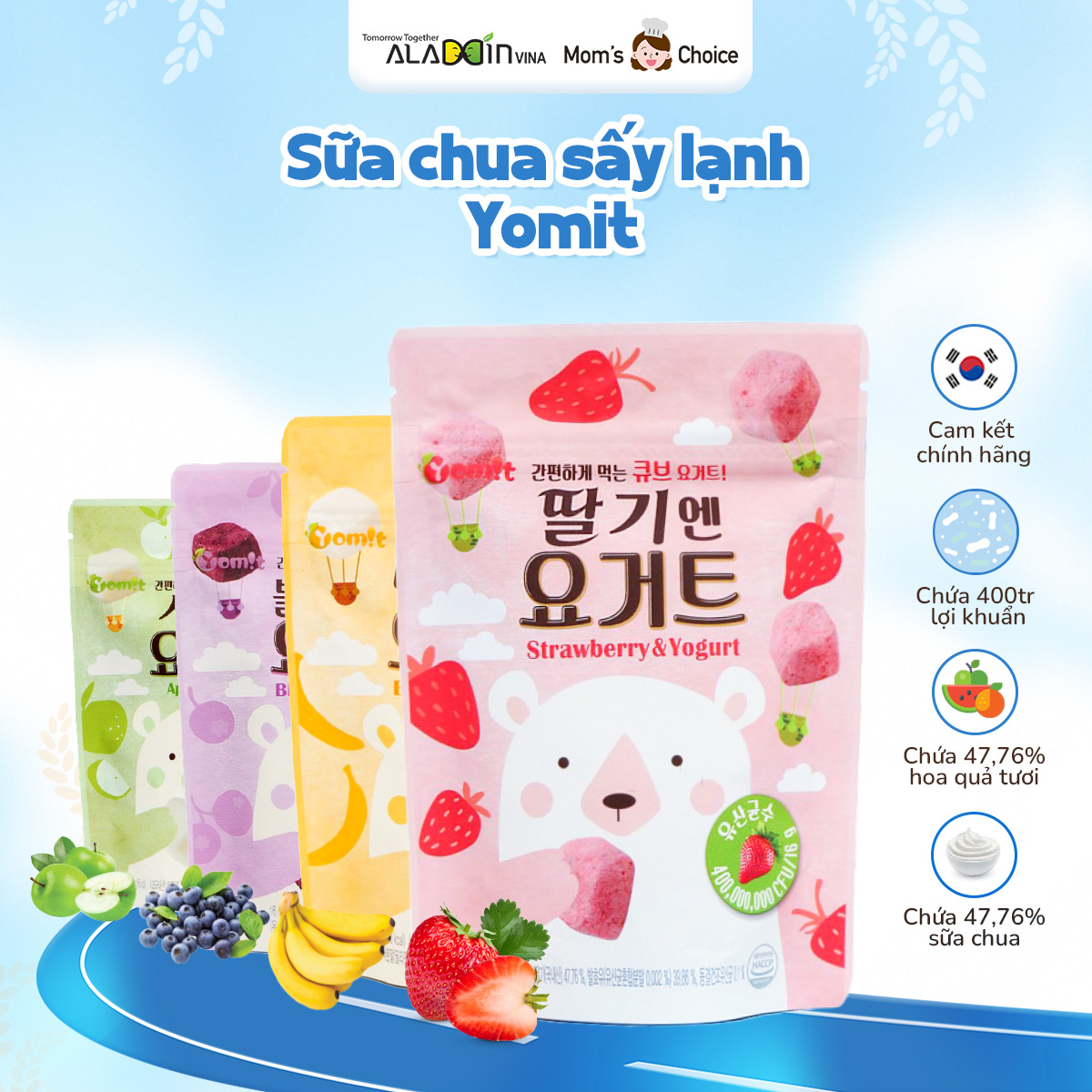 Sữa chua sấy Yomit